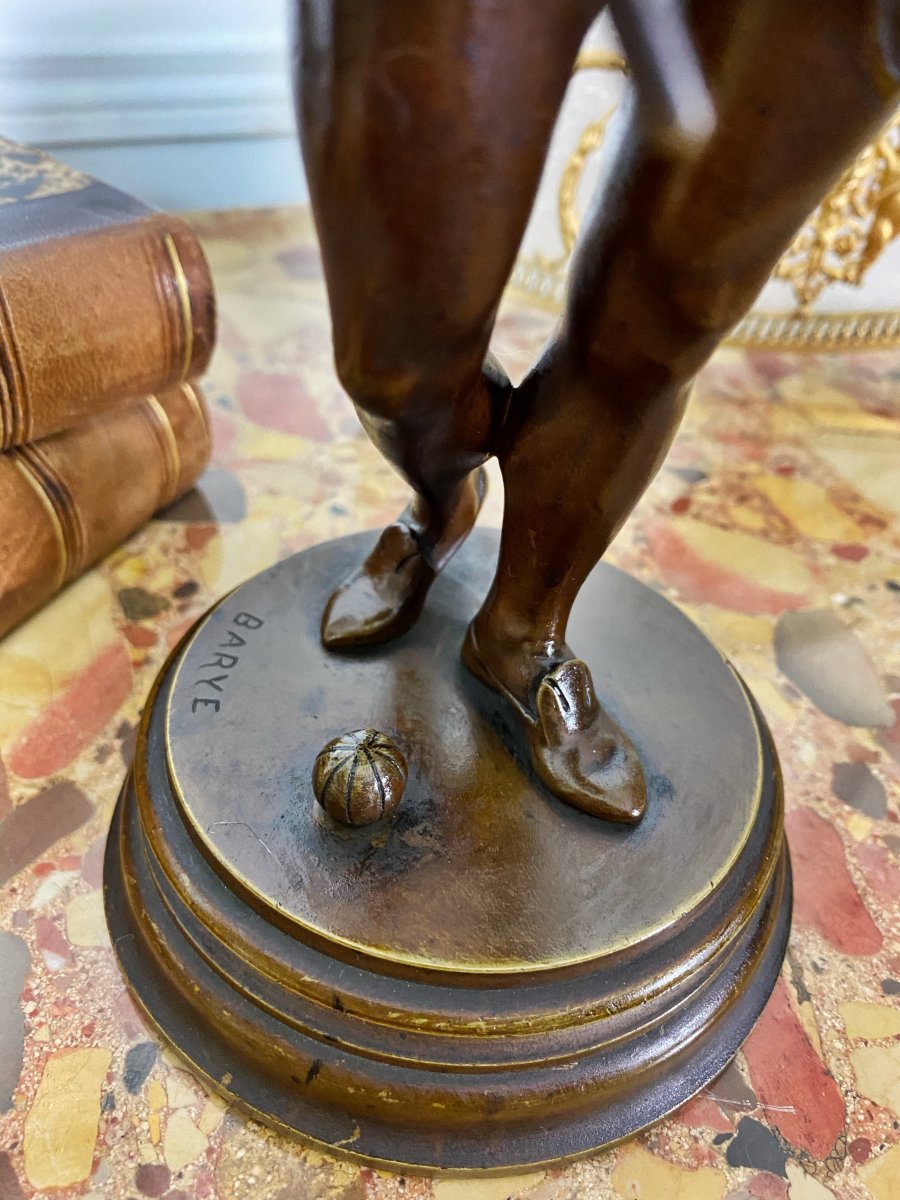Pendant De Bronzes Aux Sujets Amusants  Par Alfred Barye (1839-1882 ) -photo-6