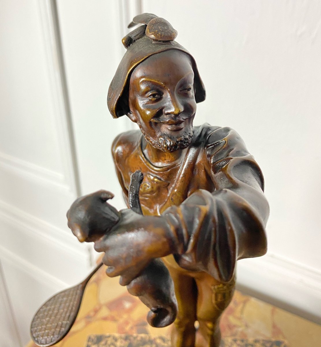 Pendant De Bronzes Aux Sujets Amusants  Par Alfred Barye (1839-1882 ) -photo-8