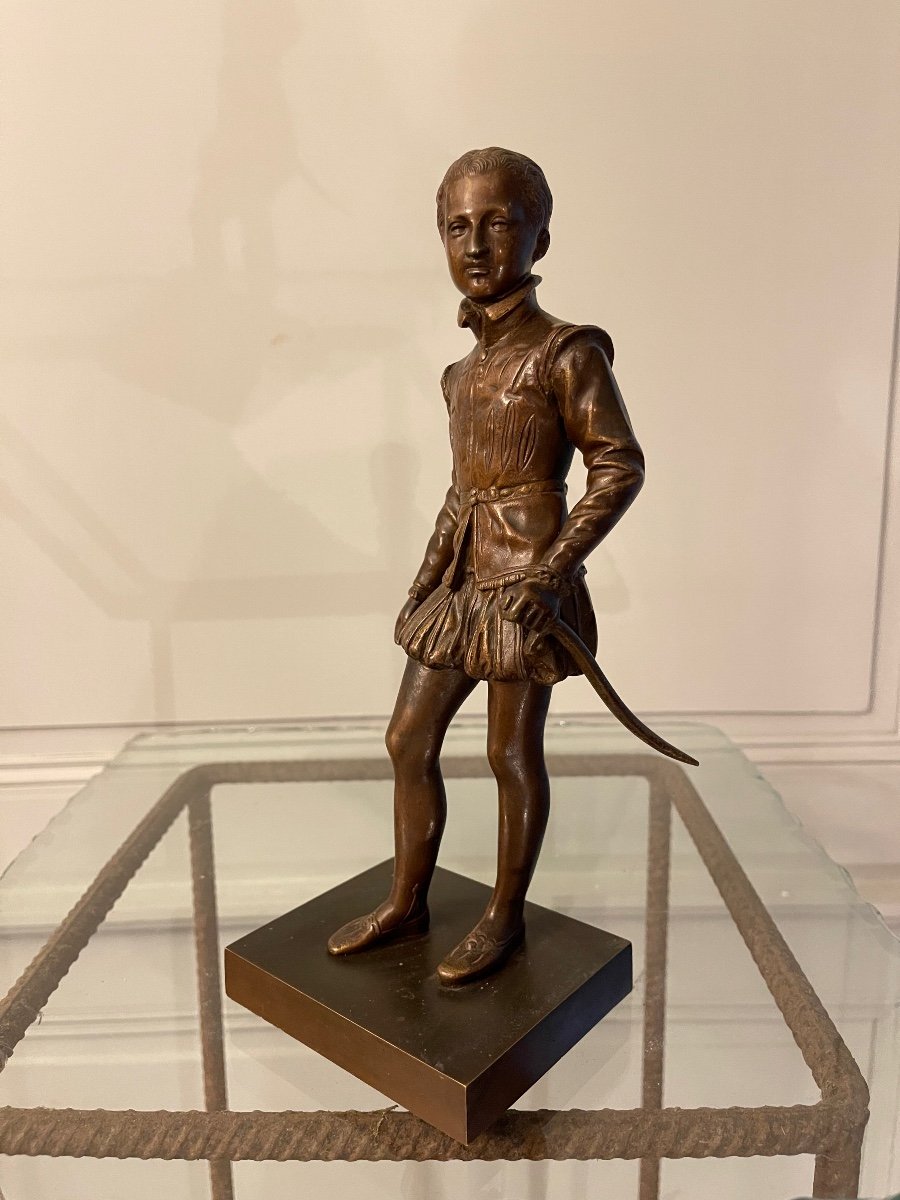 Bronze De Henri IV Enfant D’après François Joseph Bosio -photo-2