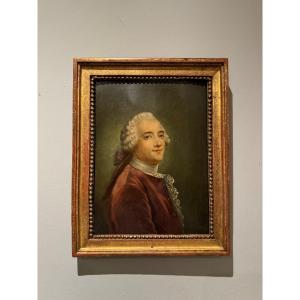 French School From The 18th Century, Portrait Of A Man Of Quality, Louis XVI Period 