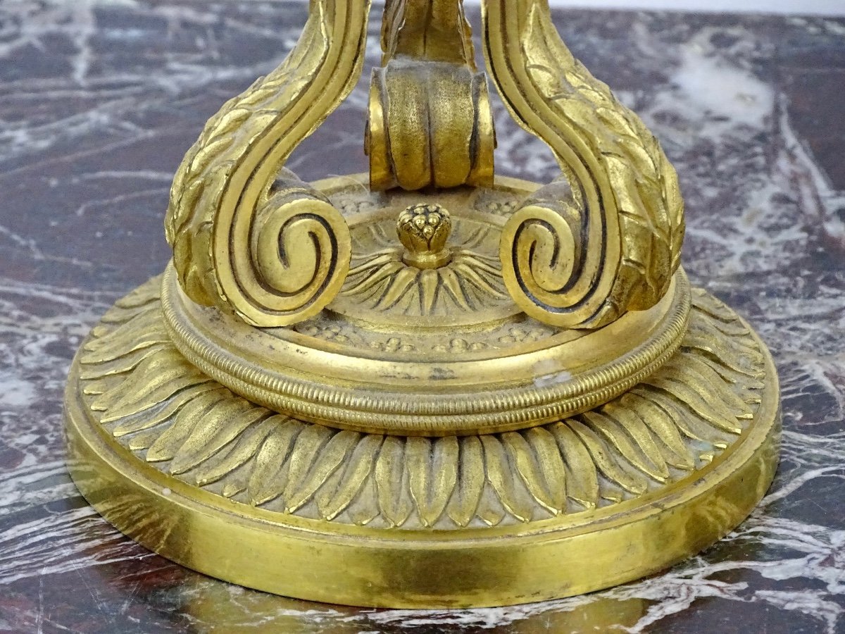 Jean-charles Delafosse - Pair Of 18th Century Perfume Burners / Candlesticks-photo-2