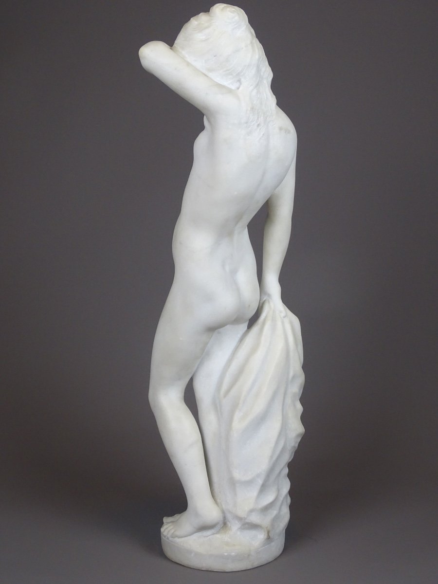 Etienne Lenhoir - Carrara Marble Sculpture-photo-3