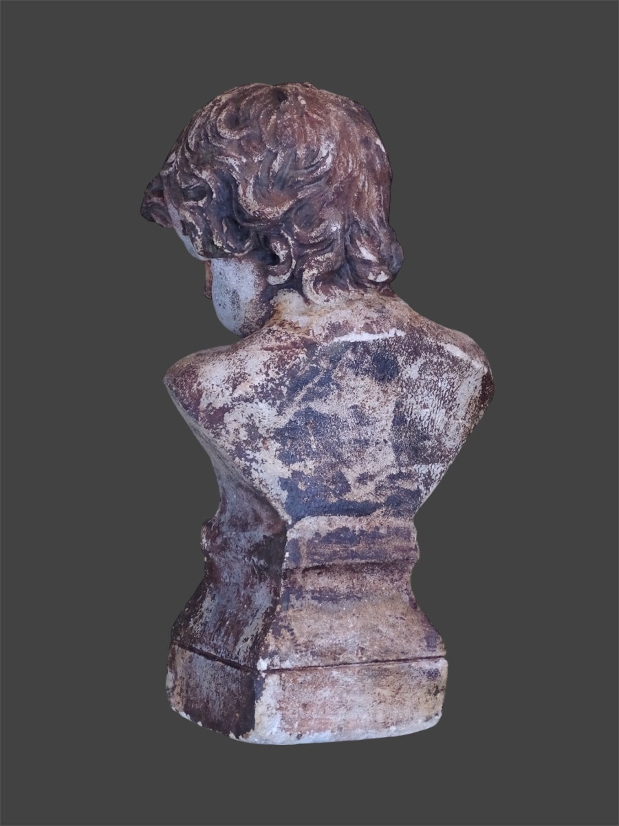 François Duquesnoy - Limestone Bust - Probably 18th Century-photo-2