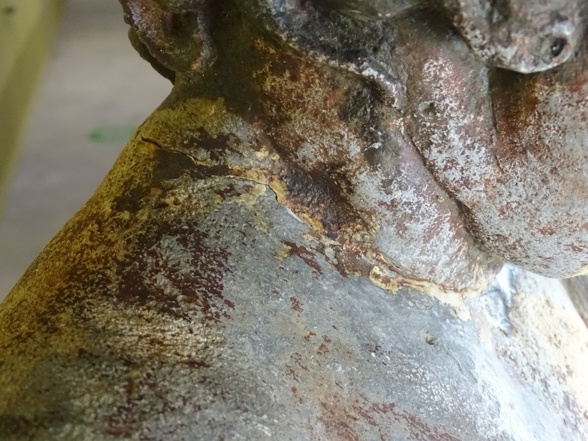 François Duquesnoy - Limestone Bust - Probably 18th Century-photo-5