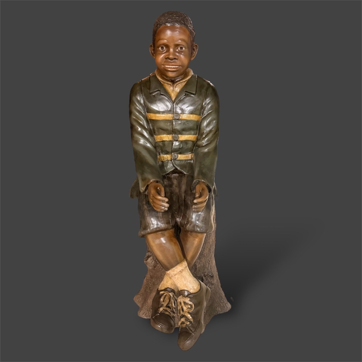 Goldscheider - Grandeur Nature - Important Bronze Polychrome - Début XXème - Dans le goût de