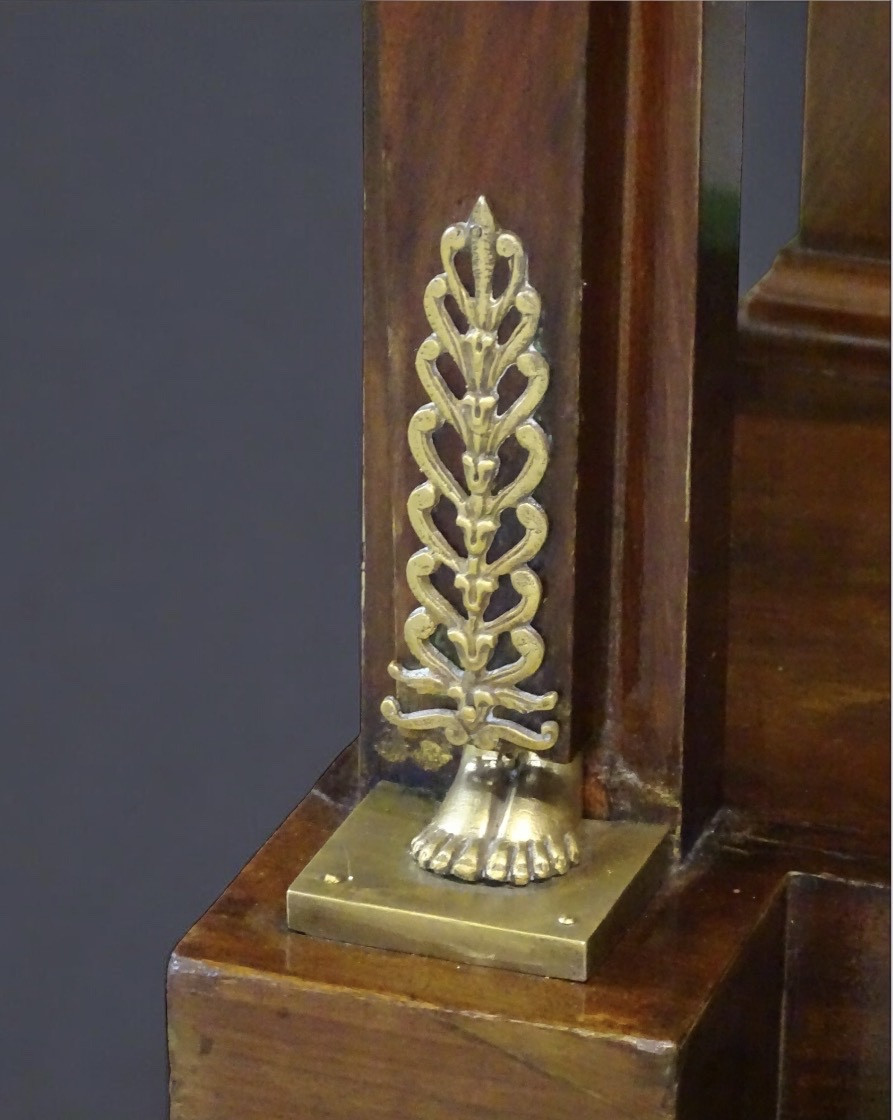 Console en Acajou et bronze doré de style Empire - Retour d'Egypte - XIXème siècle-photo-4