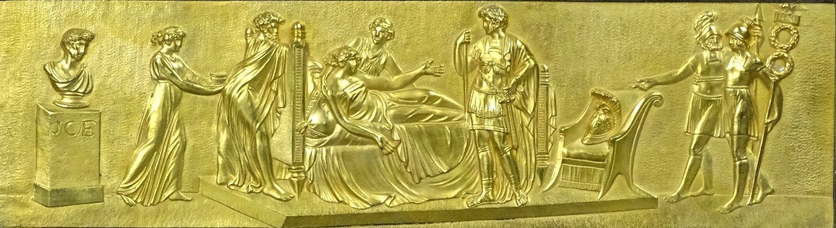 Important Directoire Period Clock - Cleopatra's Final Decision-photo-4