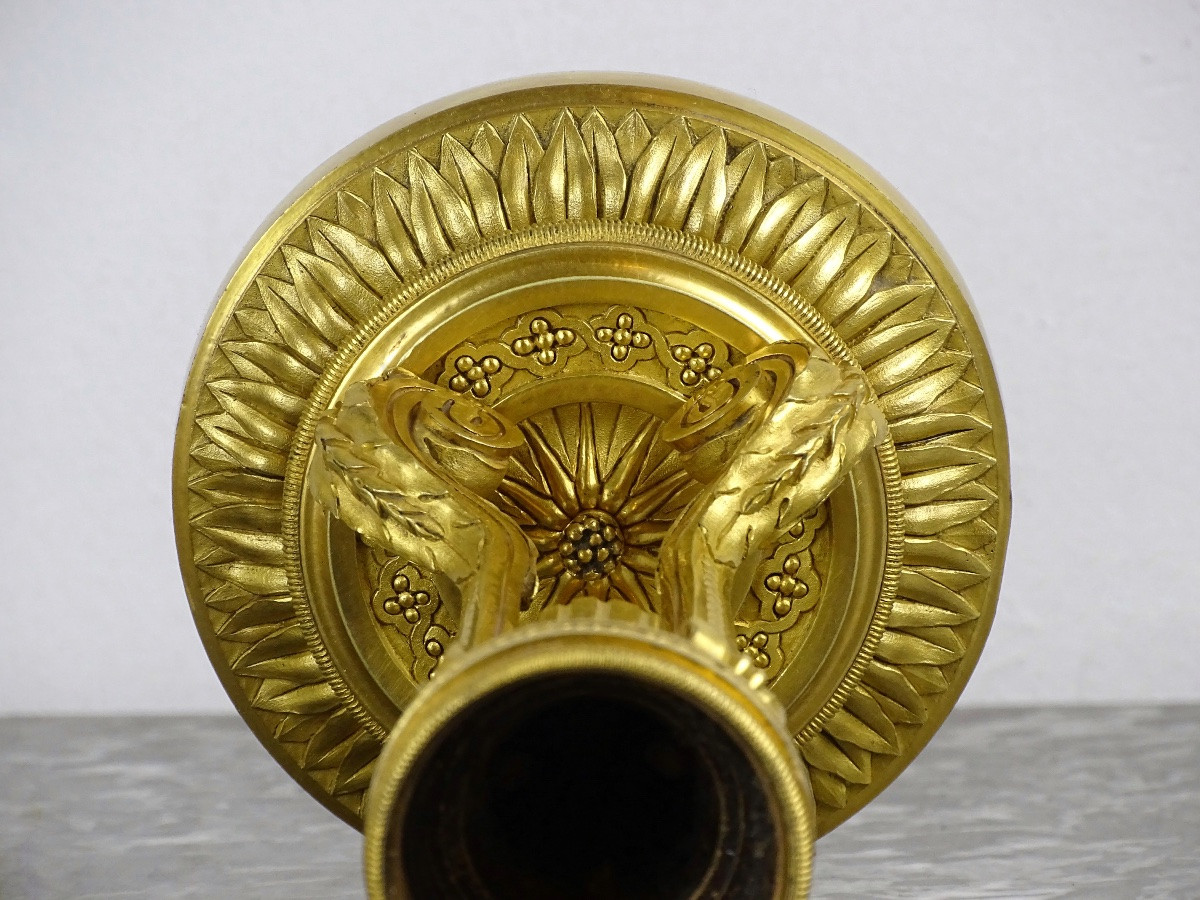 Pierre Gouthière - Delafosse Model - Pair Of Incense Burners/candles-photo-4