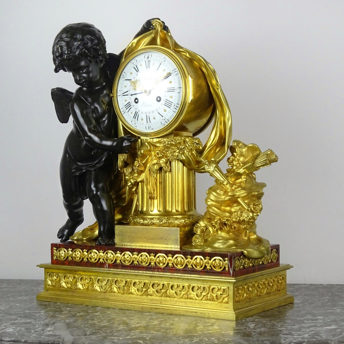 A. Beurdeley And Fd. Berthoud - Important Complication Clock - Cupid - Date-photo-3