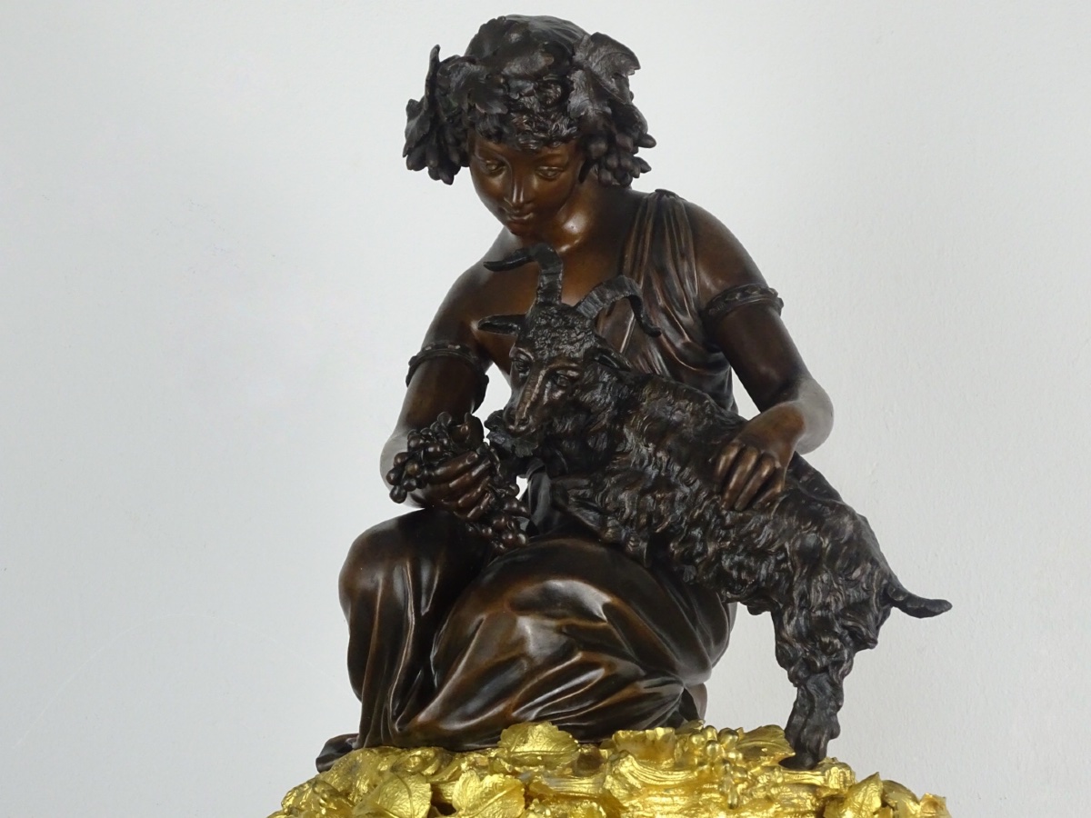 Important Period Clock From The Napoleon III Era - -photo-2