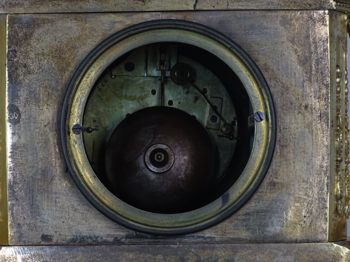 Important Period Clock From The Napoleon III Era - -photo-4