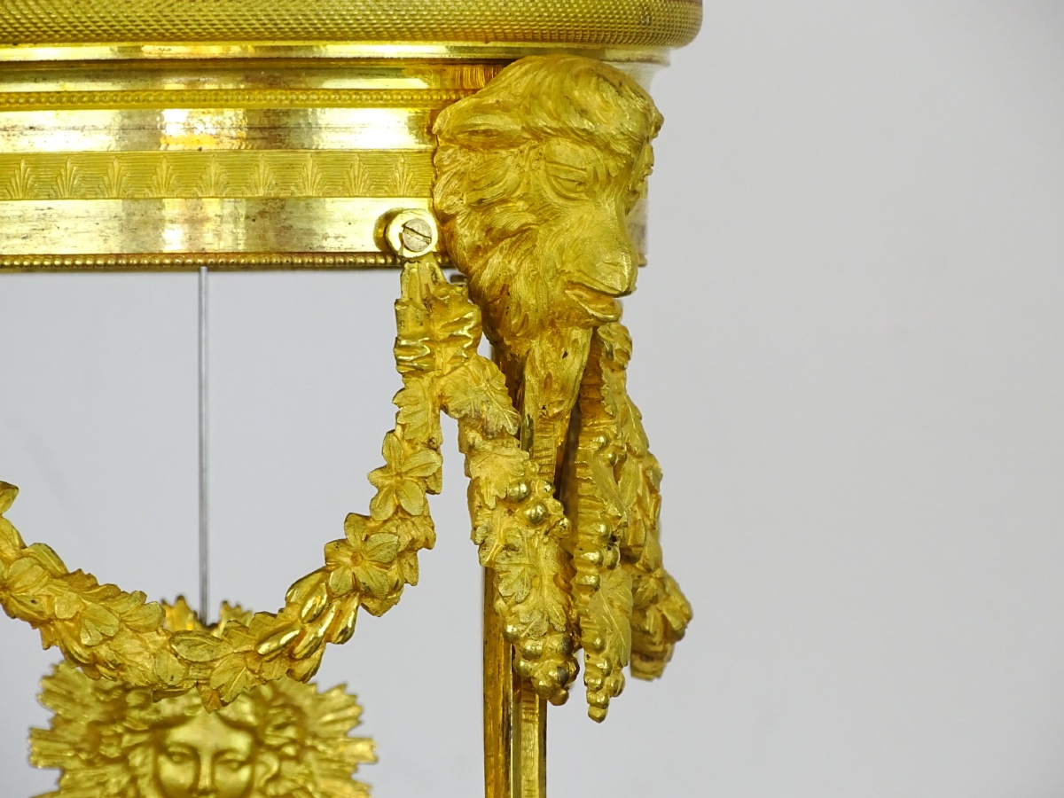Gaston Jolly - Directoire-period Skeleton Clock With Date Display - Paris, Circa 1795–1799-photo-4