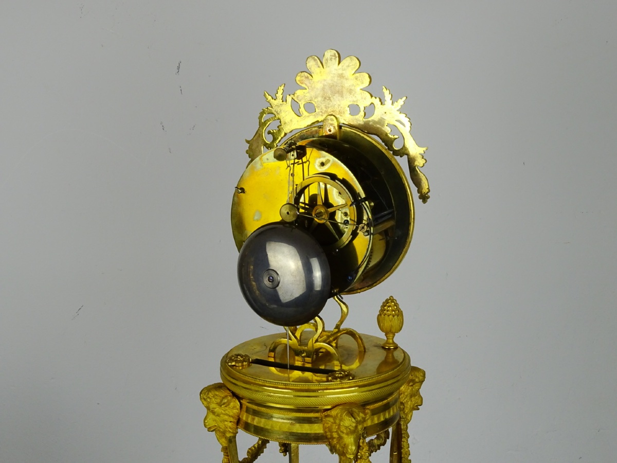 Gaston Jolly - Directoire-period Skeleton Clock With Date Display - Paris, Circa 1795–1799-photo-8