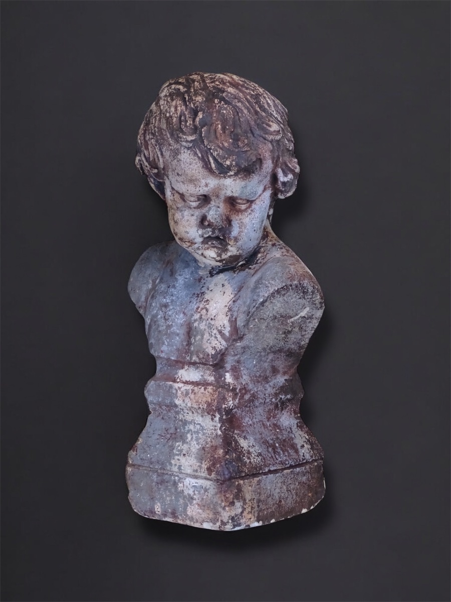 FRANÇOIS DUQUESNOY - BUSTE EN PIERRE CALCAIRE - XVIIÈME SIÈCLE-photo-4