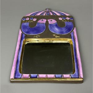 Mithé Espelt - Ceramic Mirror - Bird Cage