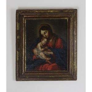 Virgin And Child - 17th Century Painting
