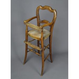 Louis-philippe Period Walnut Doll High Chair