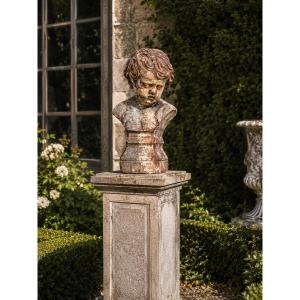 François Duquesnoy - Limestone Bust - 18th Century