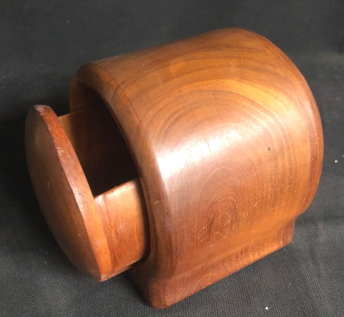 Box 1950 In The Taste Of Alexandre Noll Solid Mahogany-photo-4