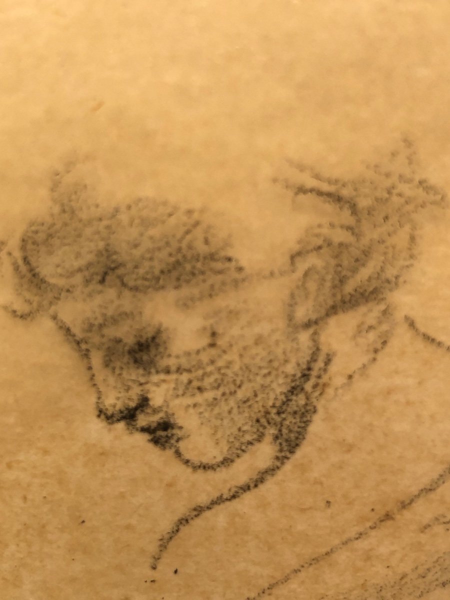 Henri FANTIN LATOUR 1836-1904 Dessin au Crayon 11 nus féminins Signé /1 -photo-3