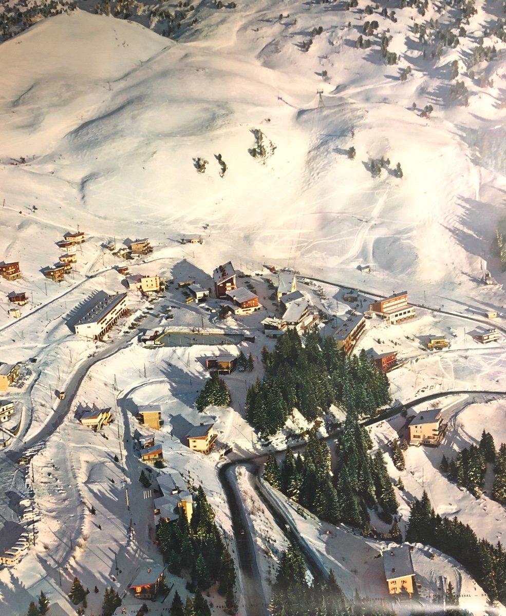 CHAMROUSSE Affiche originale 1968 Xe Jeux Olympiques d’Hiver De Grenoble Ski Alpes Sport-photo-4