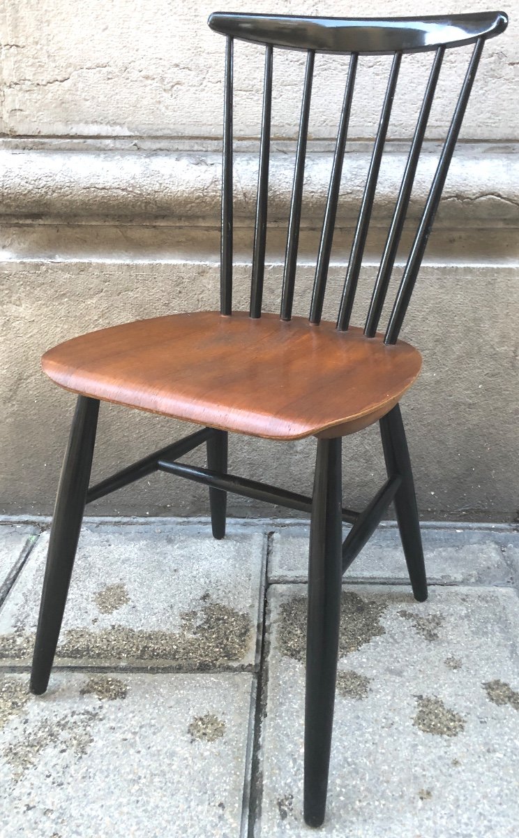 TAPIOVAARA Chaise Fanett Scandinave 1950 1960 En très bon état -photo-2