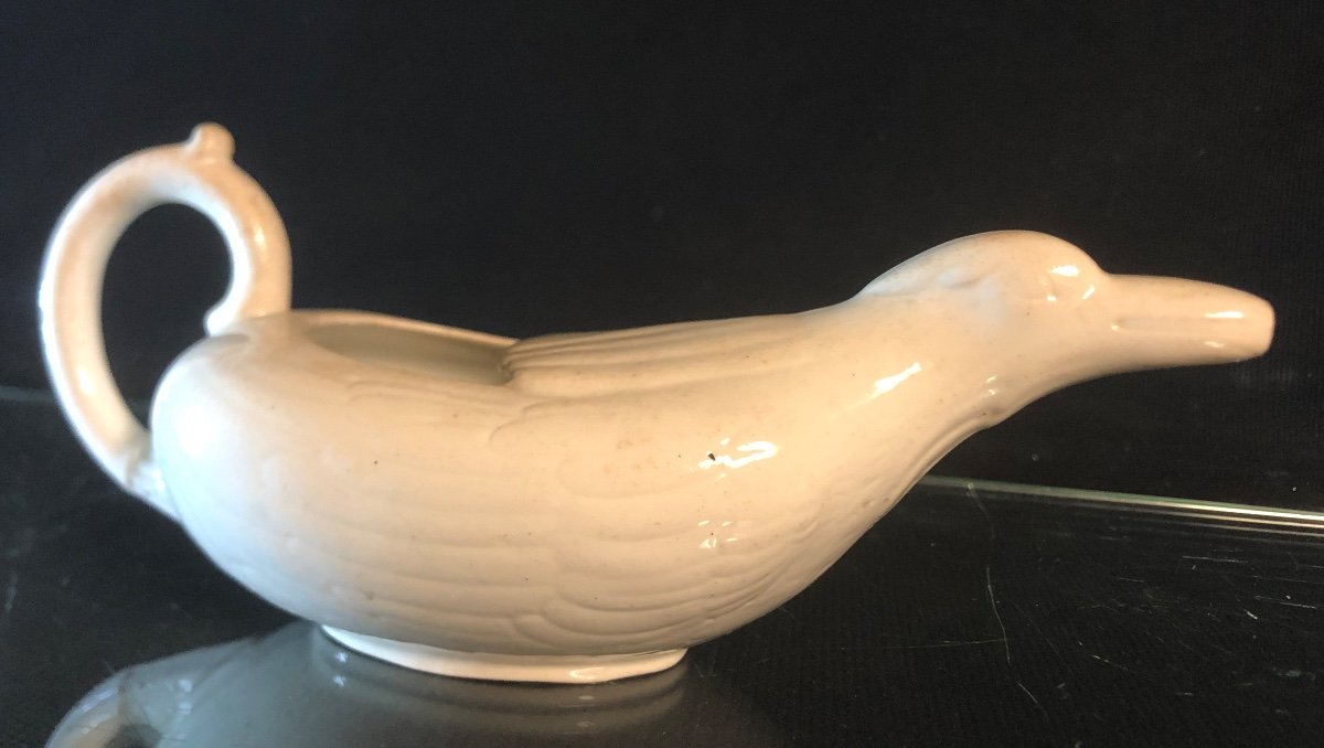 Vieillard In Bordeaux Sick Duck Nineteenth Creamer Jug /5-photo-3