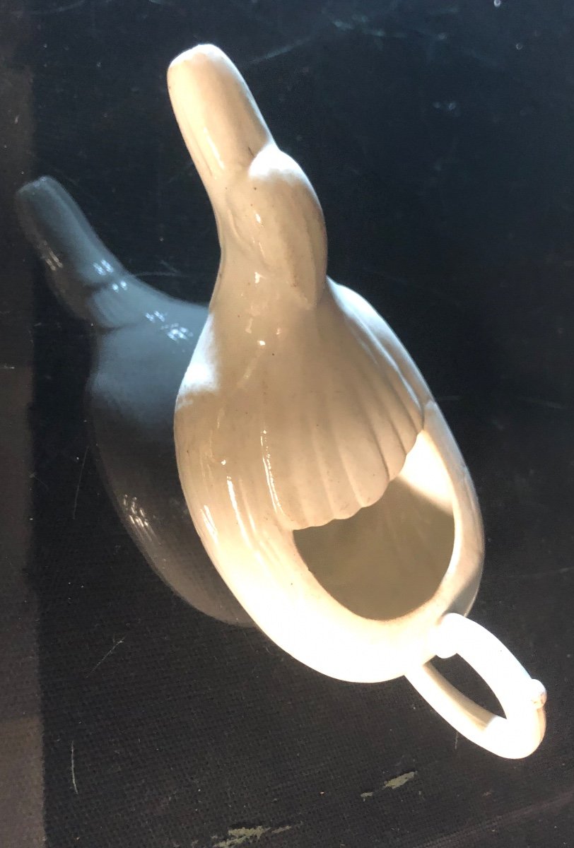 Vieillard In Bordeaux Sick Duck Nineteenth Creamer Jug /5-photo-2