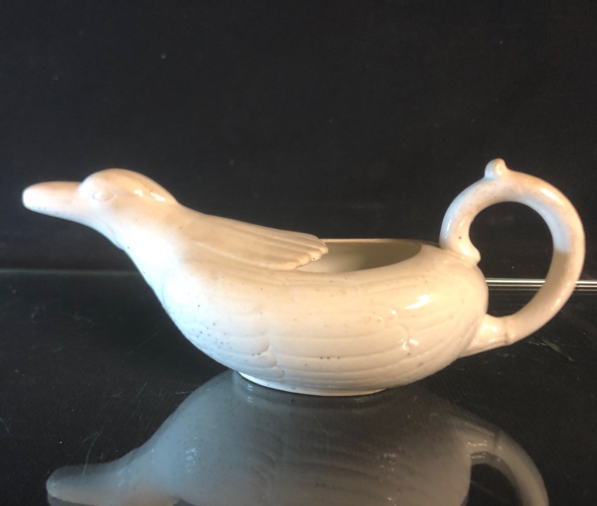 Vieillard In Bordeaux Sick Duck Nineteenth Creamer Jug /5-photo-5