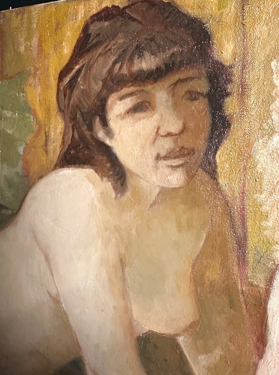 Rafael ALONSO 1924-1995 Huile LES DEUX AMIES  / 2-photo-3