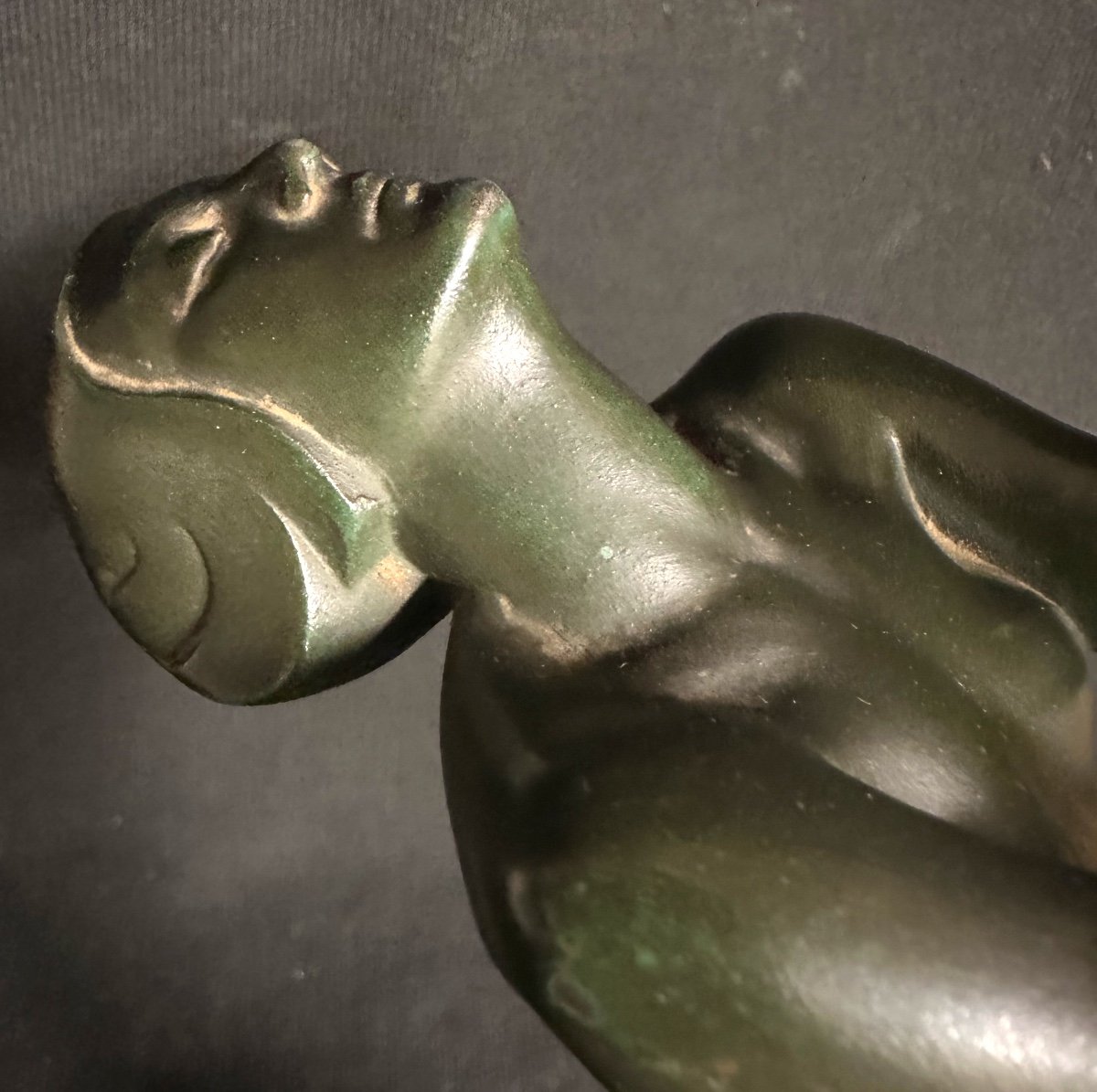 Max Le Verrier 1891-1973 Rare Clarté Sculpture Signed And In Very Good Condition-photo-4