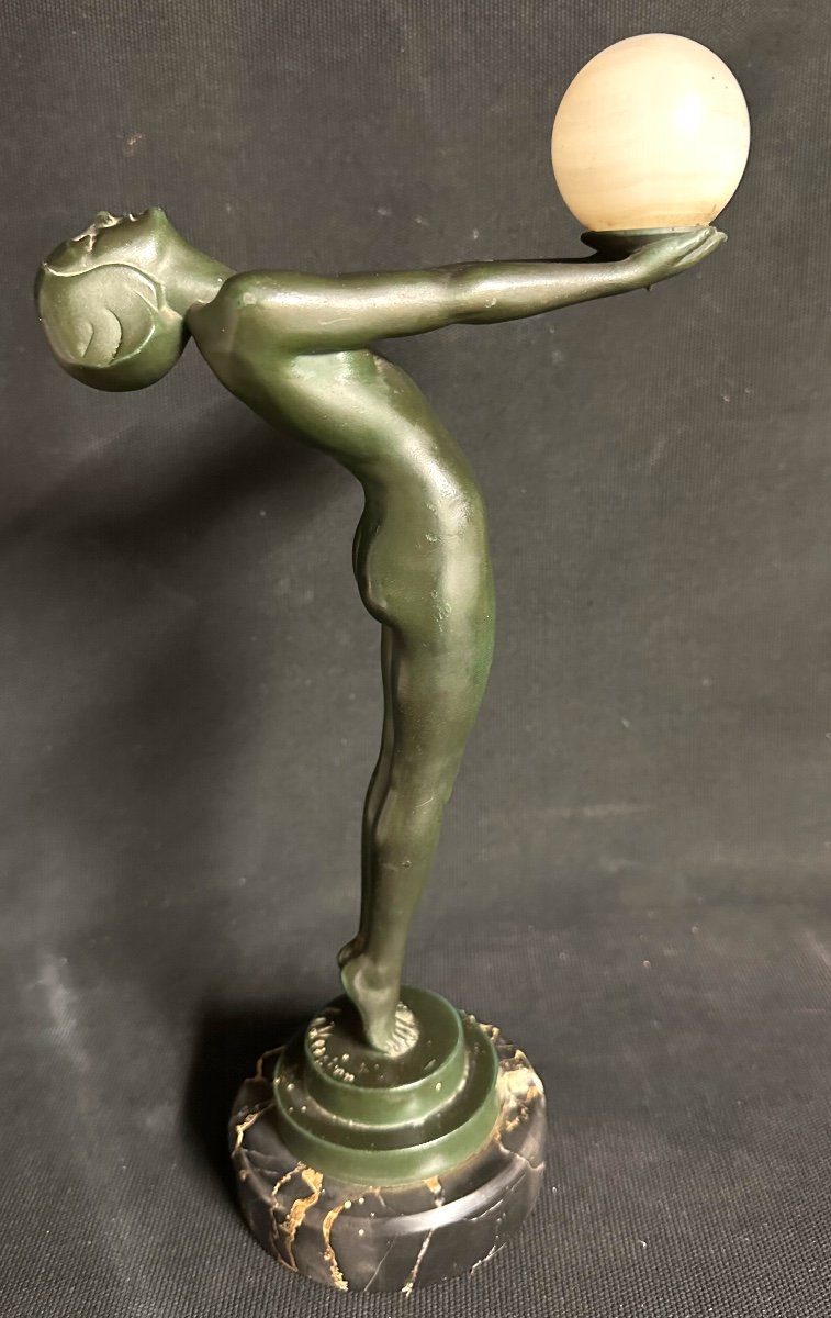 Max LE VERRIER 1891-1973 RARE sculpture Clarté signée et en très bon état