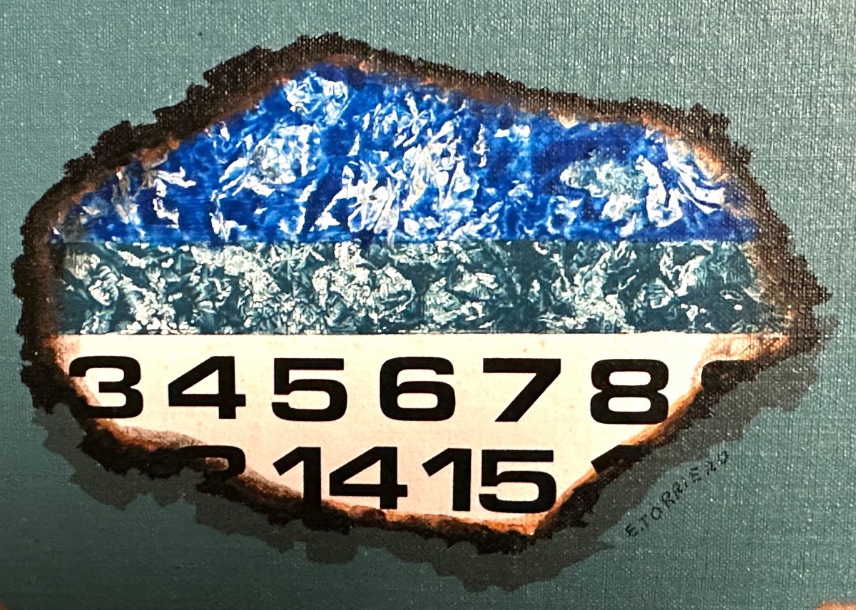 élio Torrieri 1945 Huile surréaliste Exposition en Galerie 1977 Italie Turin-photo-2