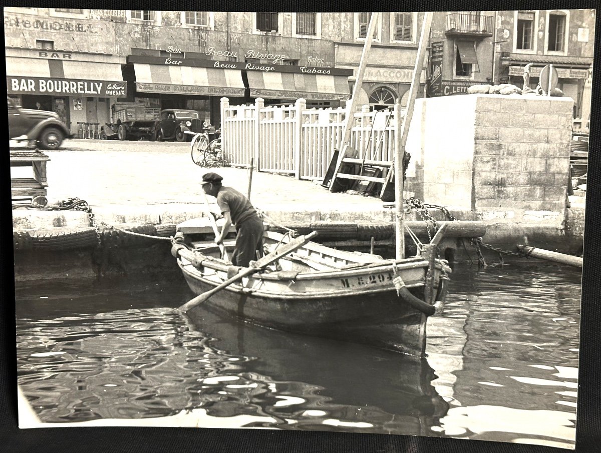 Georges Boyer Lyon 20th Photograph Bar Bourrelly And Fisherman Marseille Photo /23-photo-2
