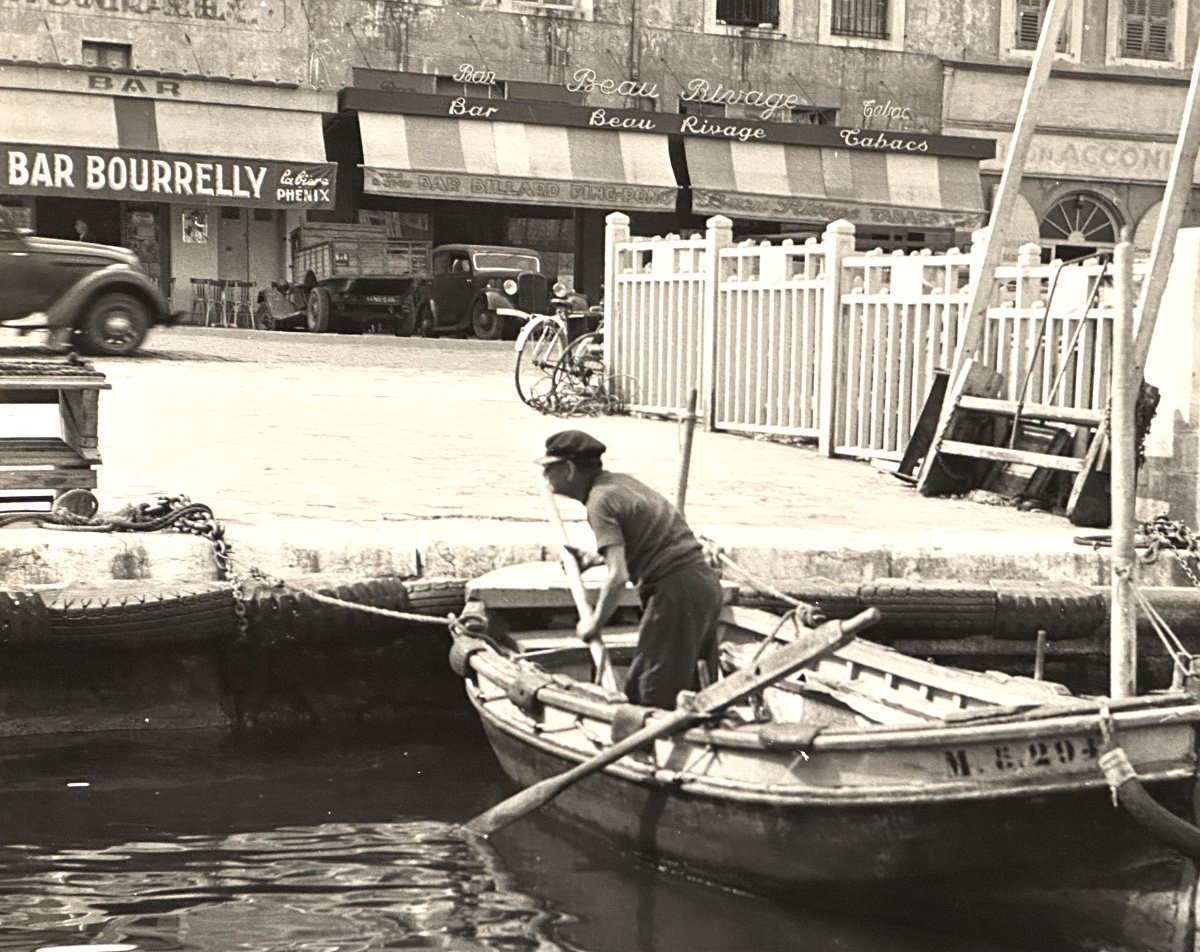 Georges Boyer Lyon 20th Photograph Bar Bourrelly And Fisherman Marseille Photo /23