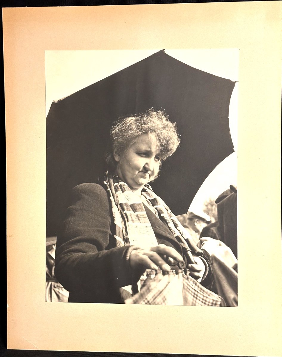 Georges Boyer Lyon 20th Large Photograph The Umbrella Merchant Photo Umbrellas /50-photo-2
