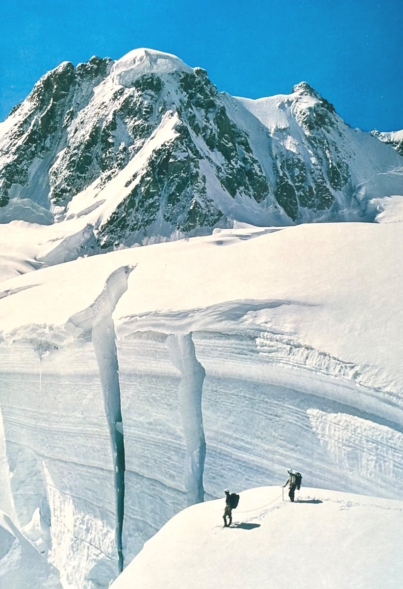 Pierre TAIRRAZ Grande photographie 72x51cm L’appel du grand Abîme Glacier photo Chamonix Alpes montagne /1-photo-1