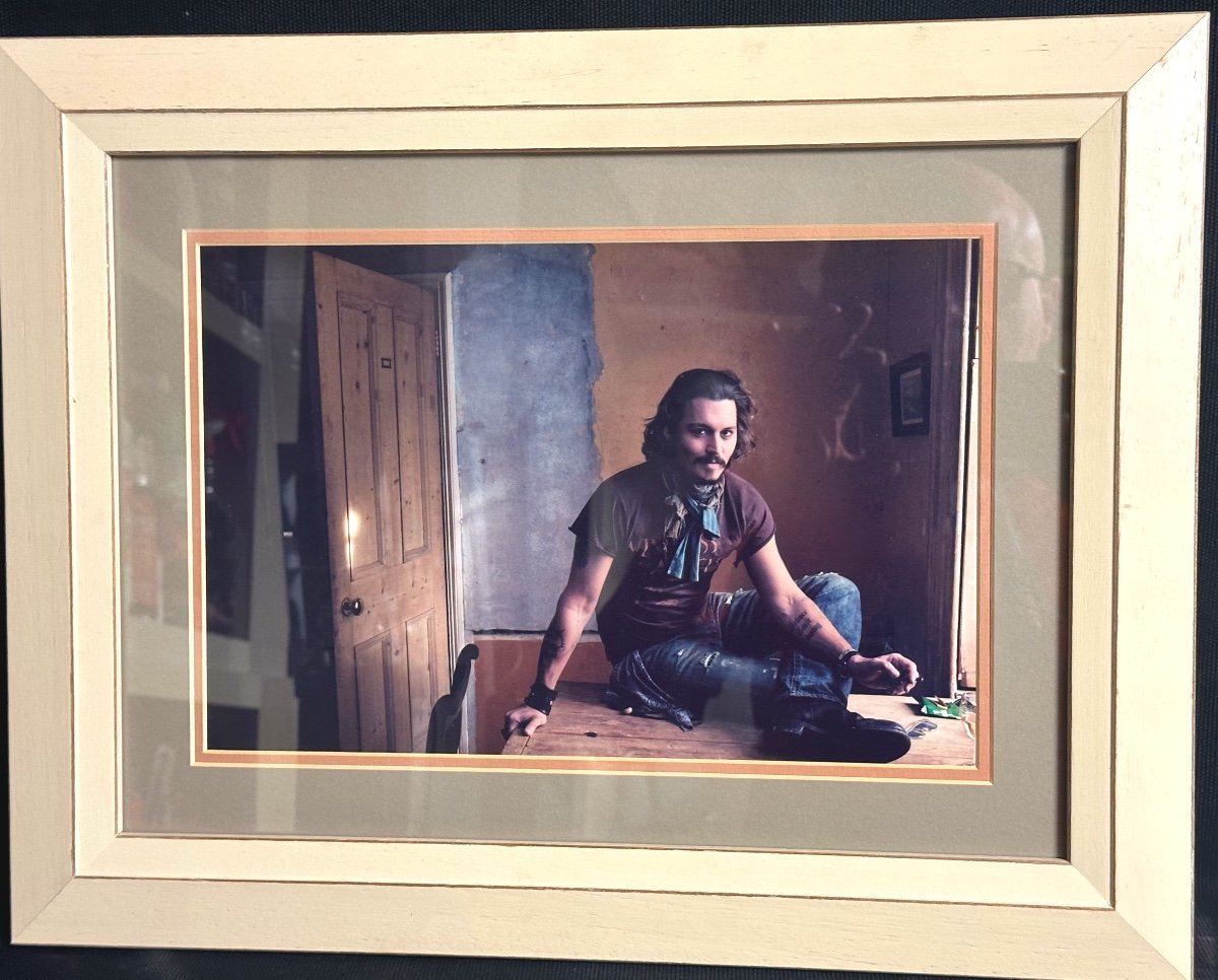 Annie LEIBOVITZ Rare photographie originale Johnny DEPP 2011 pour VANITY FAIR Photo argentique-photo-2