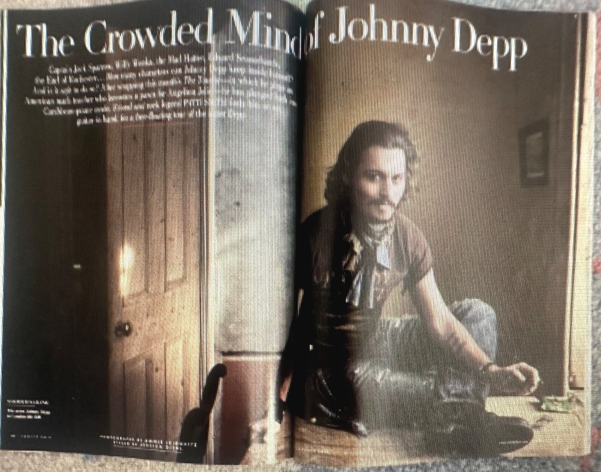 Annie LEIBOVITZ Rare photographie originale Johnny DEPP 2011 pour VANITY FAIR Photo argentique-photo-3