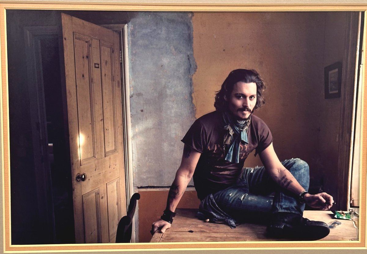 Annie LEIBOVITZ Rare photographie originale Johnny DEPP 2011 pour VANITY FAIR Photo argentique