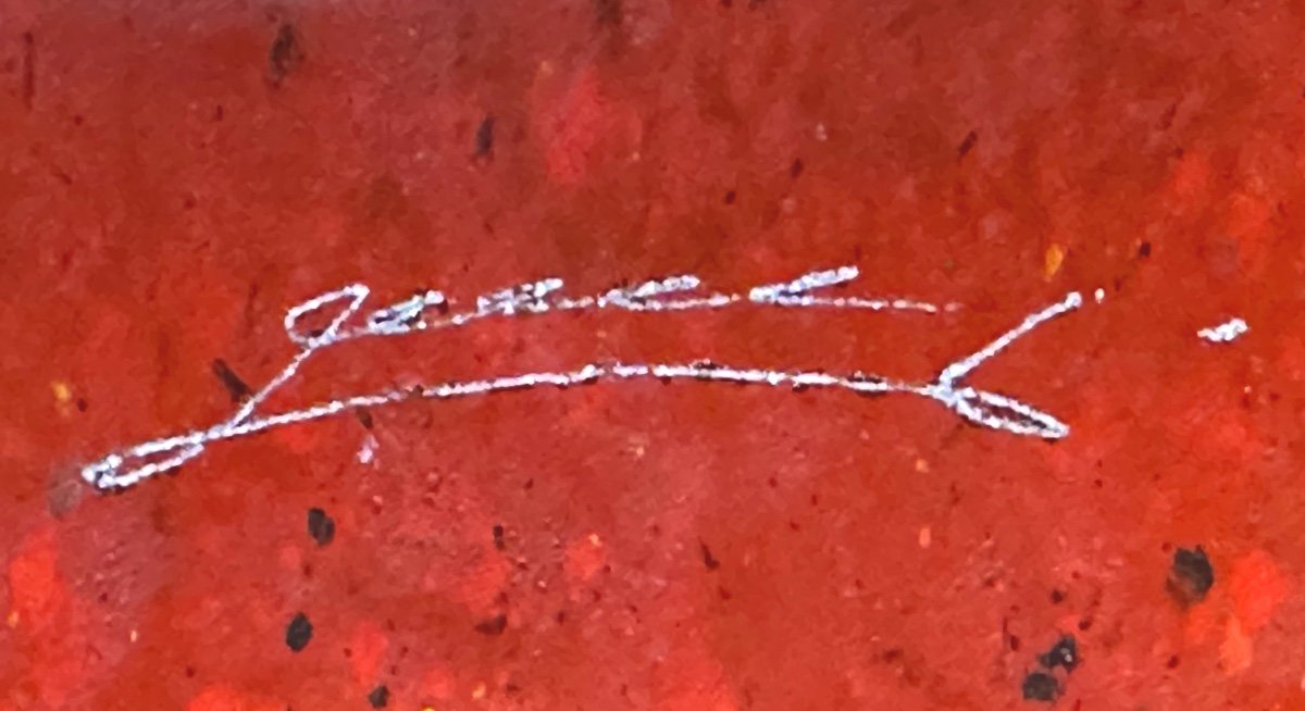 Jean Claude Novaro 1943-2015 Very Important Fish 55cm Signed Blown Glass In Very Good Condition  -photo-3