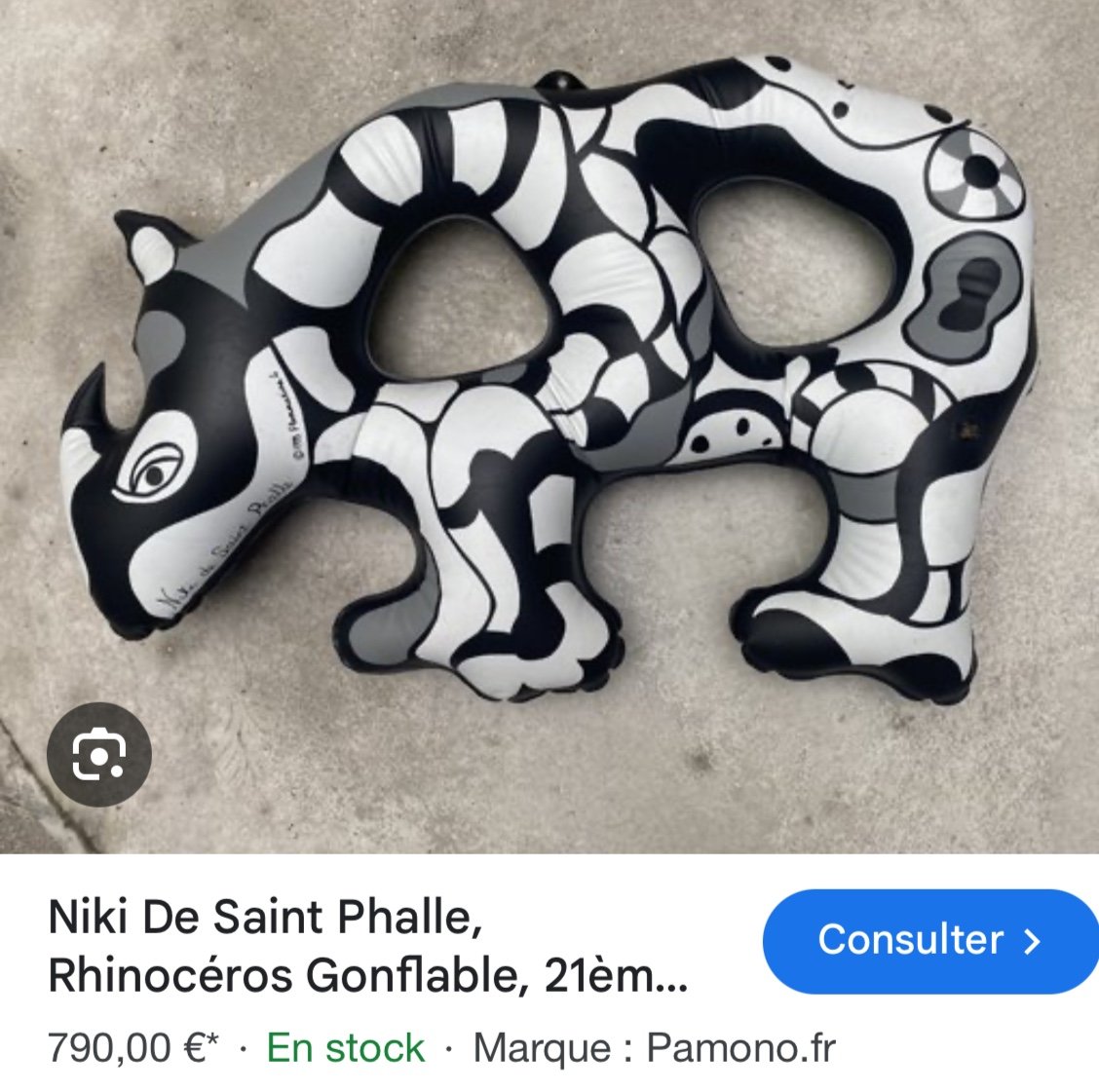 Niki De Saint Phalle 1930-2002 Rhinoceros Inflatable Sculpture 1999 Pop Art -photo-7