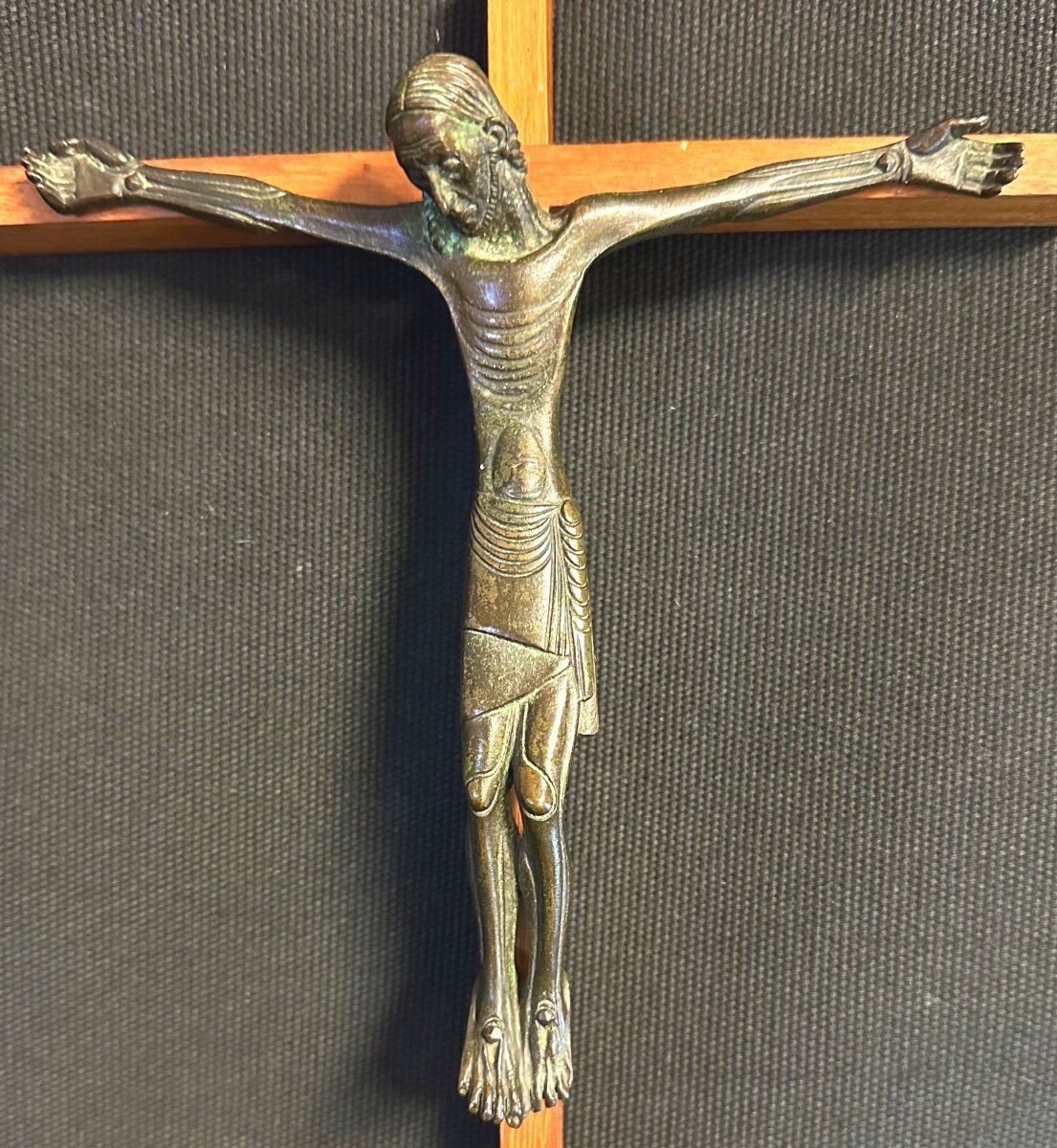 Jean Lambert-rucki 1888-1967 Christ On The Cross Bronze Circa 1940 Lambert Rucki -photo-4