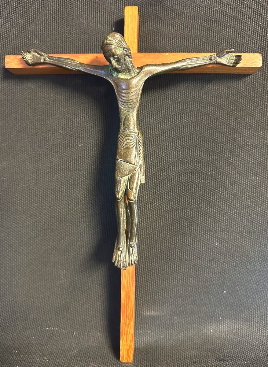 Jean Lambert-rucki 1888-1967 Christ On The Cross Bronze Circa 1940 Lambert Rucki 