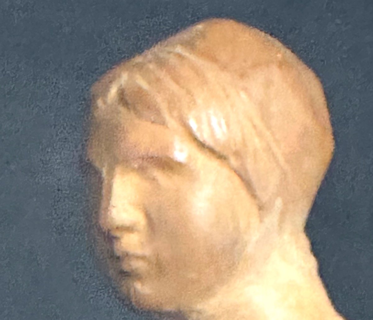 Désiré Mathivet 1887-1966 Art Deco Sculpture Woman Signed Tournus Saône-et-loire, Burgundy-photo-5