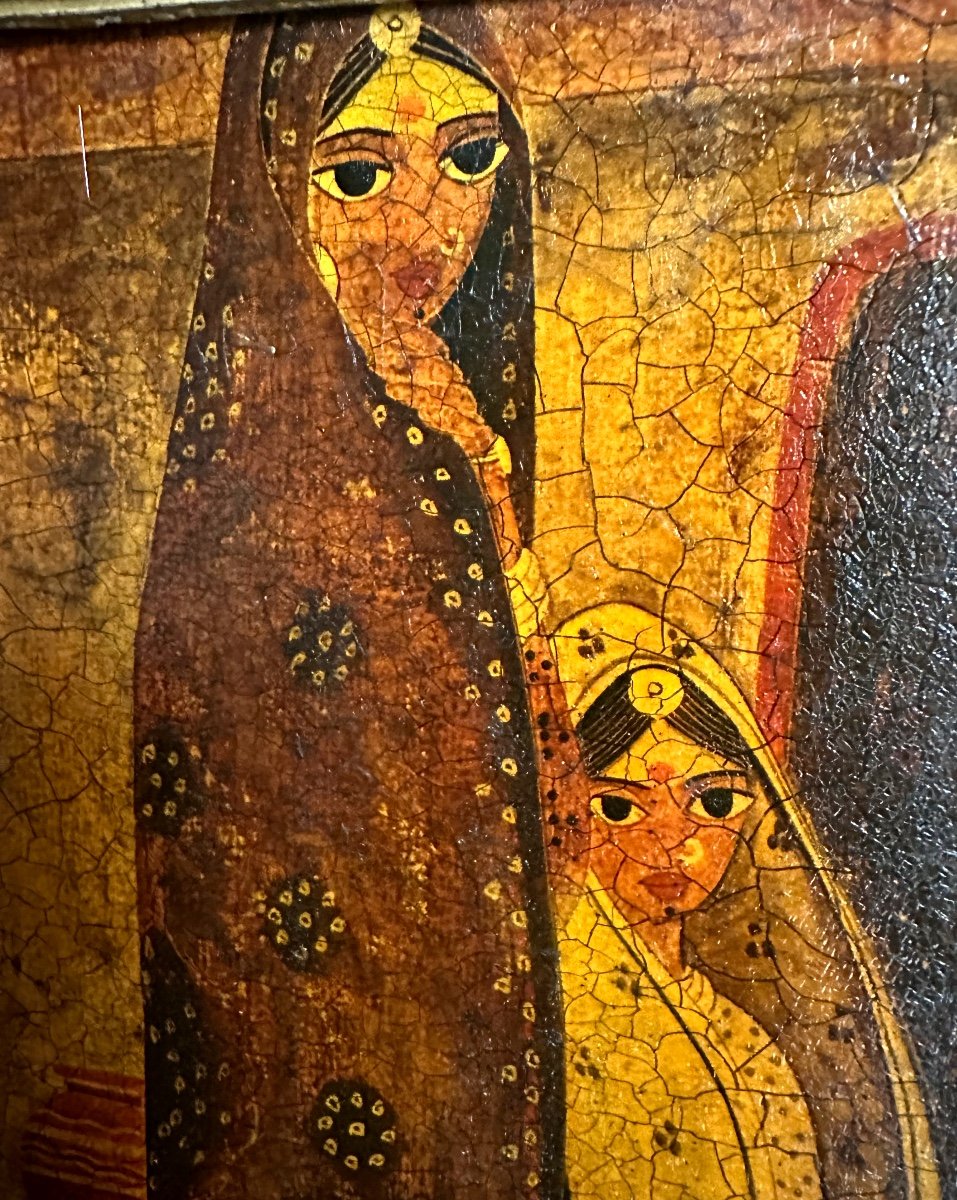 Bhagwan Kapoor 1935 India Mixed Media Mother And Daughter Museums -photo-2