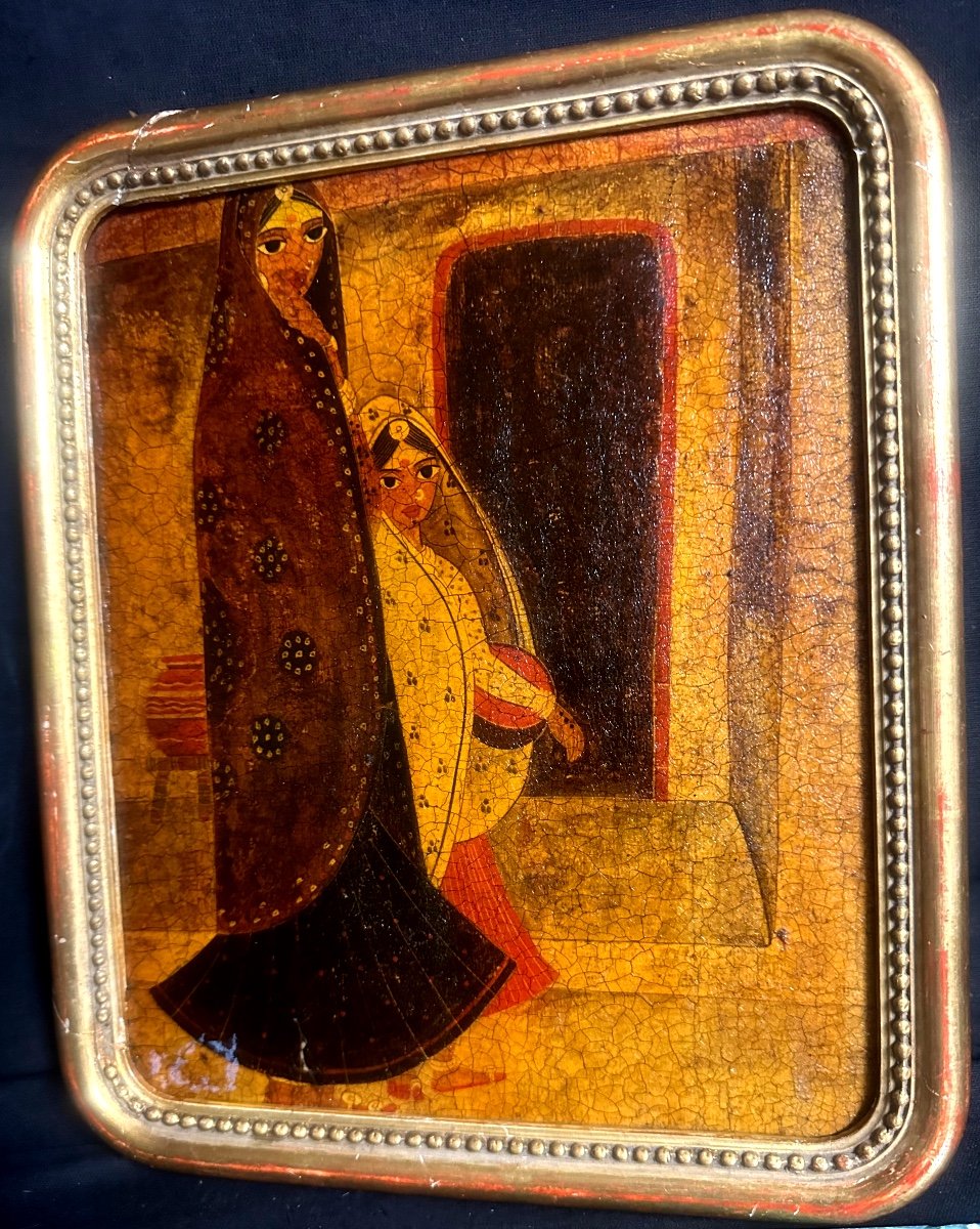 Bhagwan Kapoor 1935 India Mixed Media Mother And Daughter Museums 