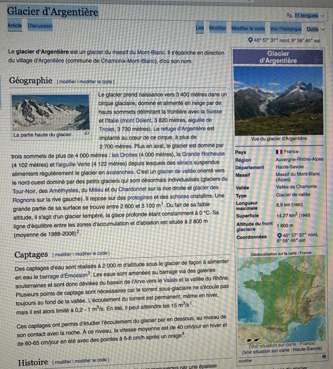 Francis CARIFFA 1890-1975 Le Glacier d’Argentiere Mont Blanc Aiguille du Chardonnet Huile Alpes-photo-5