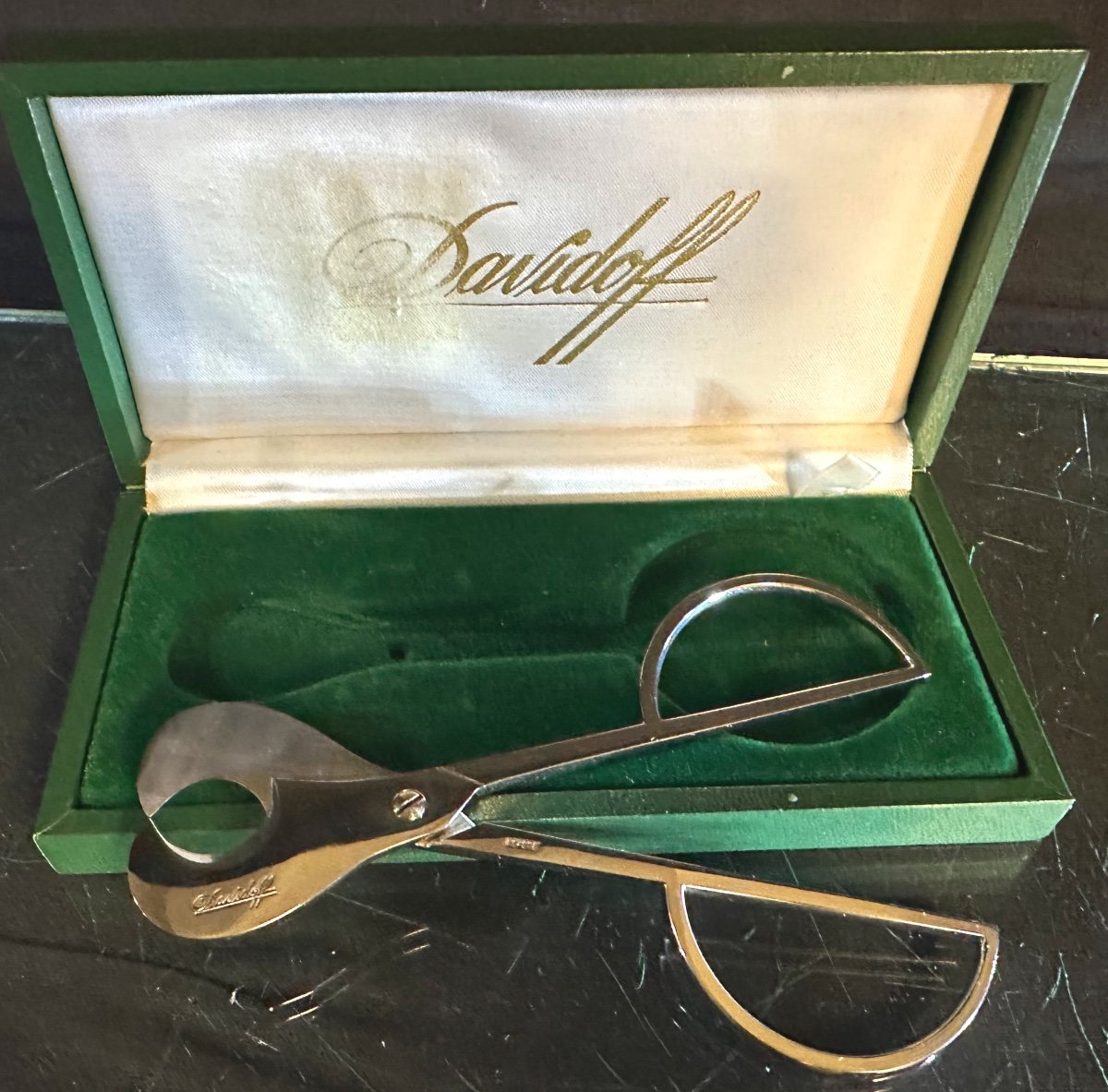 Coupe-cigare DAVIDOFF en écrin très bon état cigares par Eloi-photo-1