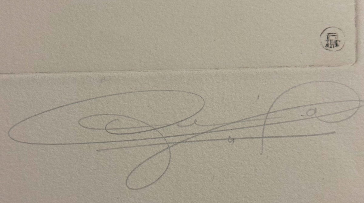 Rare Engraving Ballet Maurice Bejart Scheherazade Alix Antoine Dance -photo-4